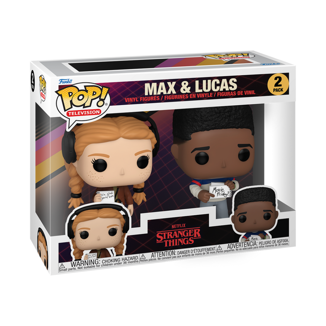 Max and Lucas (2 Pack) - Stranger Things - Funko Pop