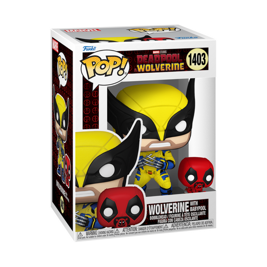 Wolverine with Babypool (1403) - Deadpool & Wolverine - Funko Pop