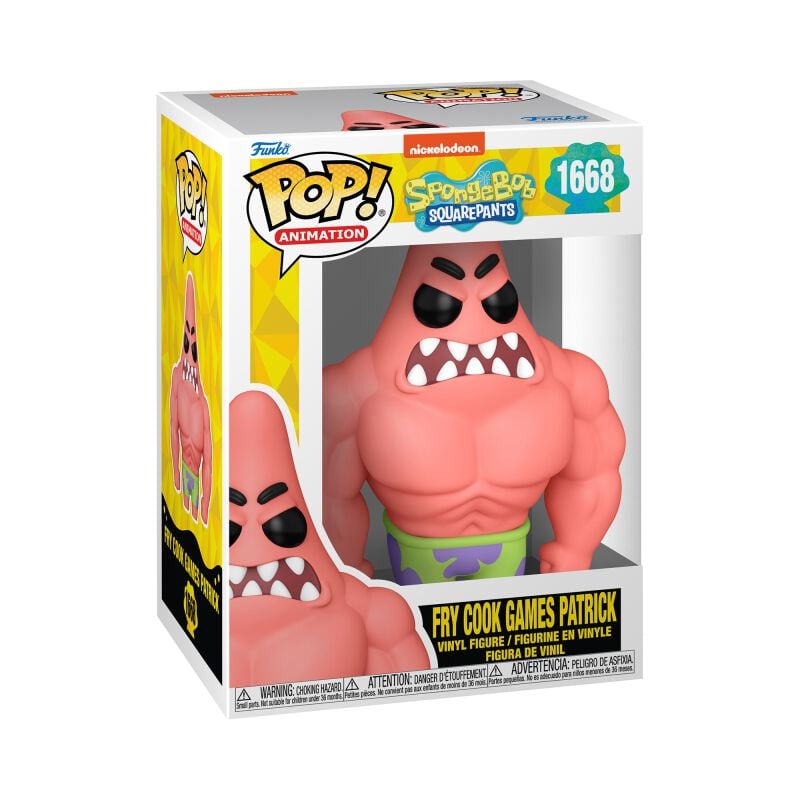 Fry Cook Games Patrick (1668) - Spongebob Square Pants - Funko Pop