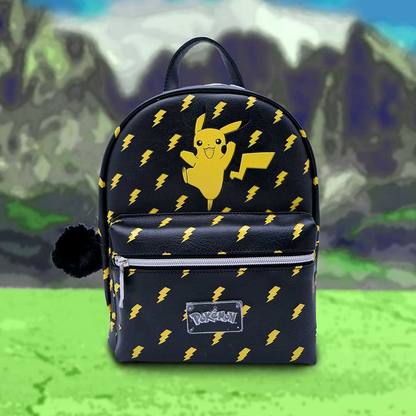 Pikachu Lightning Backpack and Pikachu 842 Funko Pop Bundle